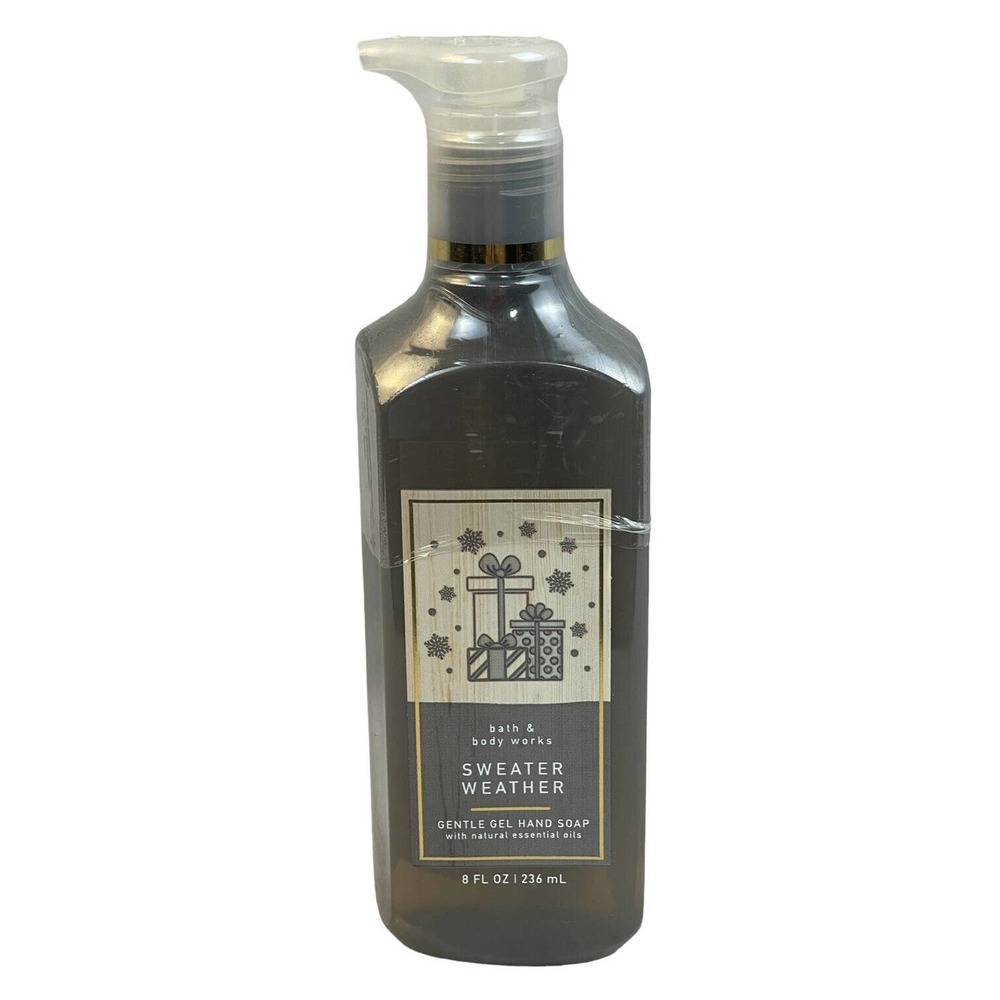Bath and Body Works Soap Sweater Weather Gentle Gel Hand Soap 8 oz New Sealed